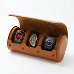 Leather Watch Roll Case